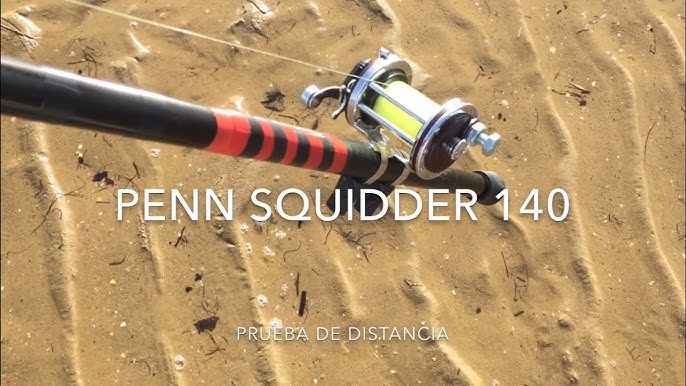 Penn Squidder 140 fishing reel in a bag project with drag upgrades