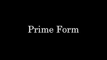 Explaining Prime Form
