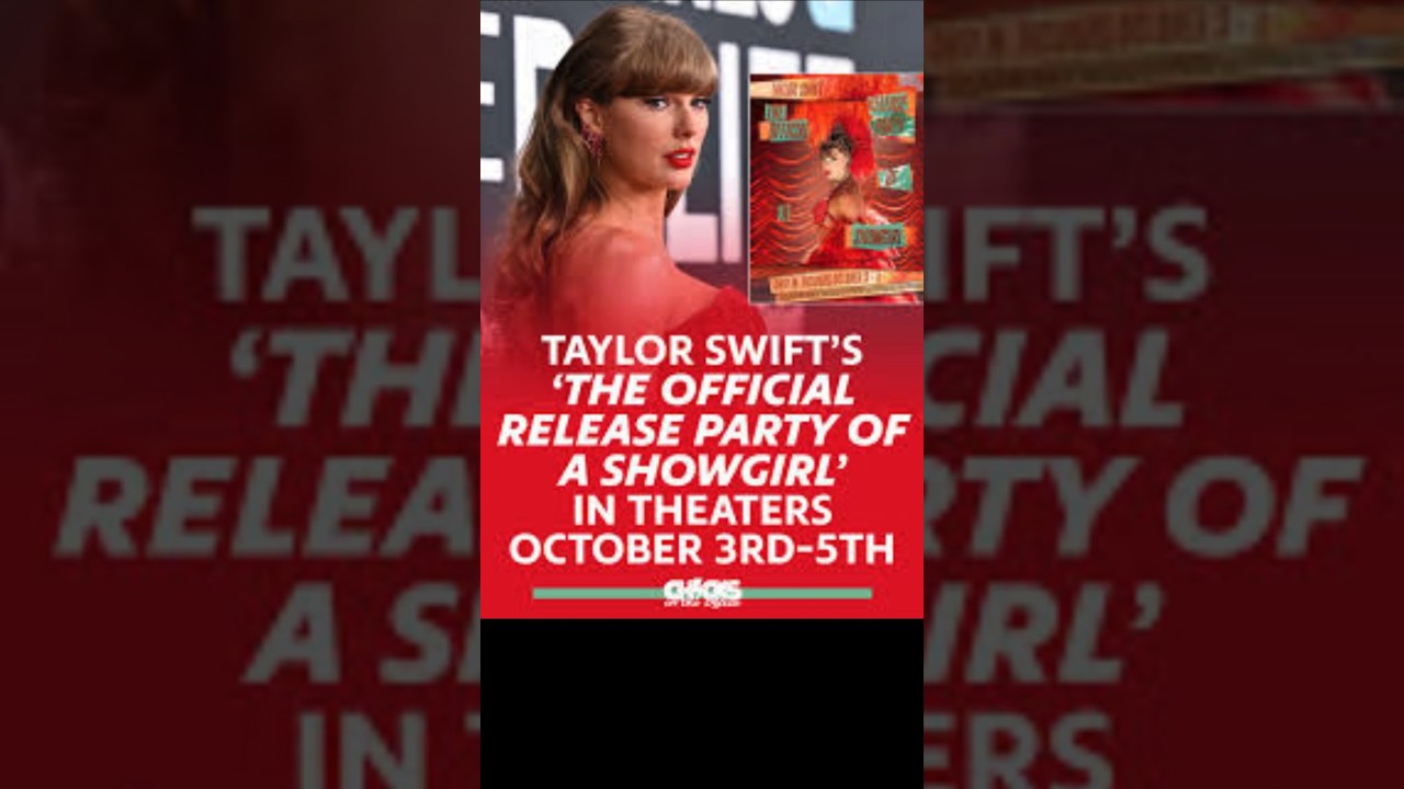 Taylor Swift Movie 2025 | Life of a Showgirl Release Party at AMC & Cinemark 🎬