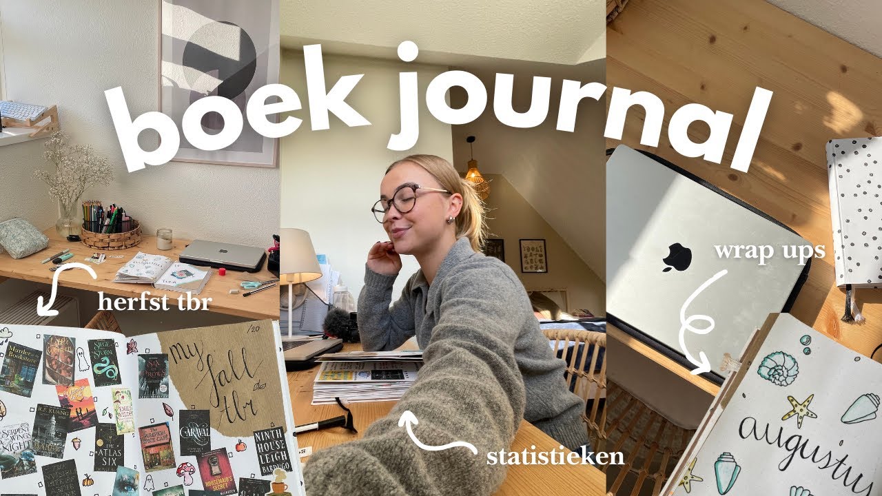 boek journal updaten 🕯️🤎 (juli + aug wrap up, statistieken invullen en herfst tbr)