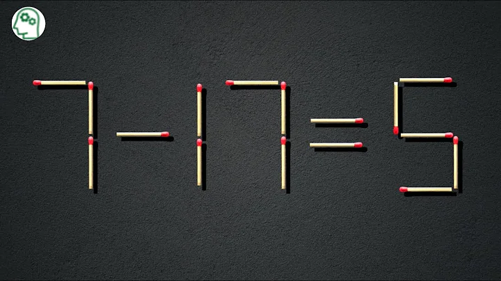 Move only 1 stick to make equation correct | Matchstick puzzle with answer