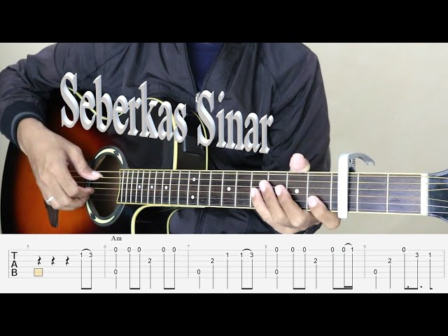seberkas sinar - NIKE ARDILLA - Fingerstyle Guitar Tutorial - TAB + Chord + Lirik class=