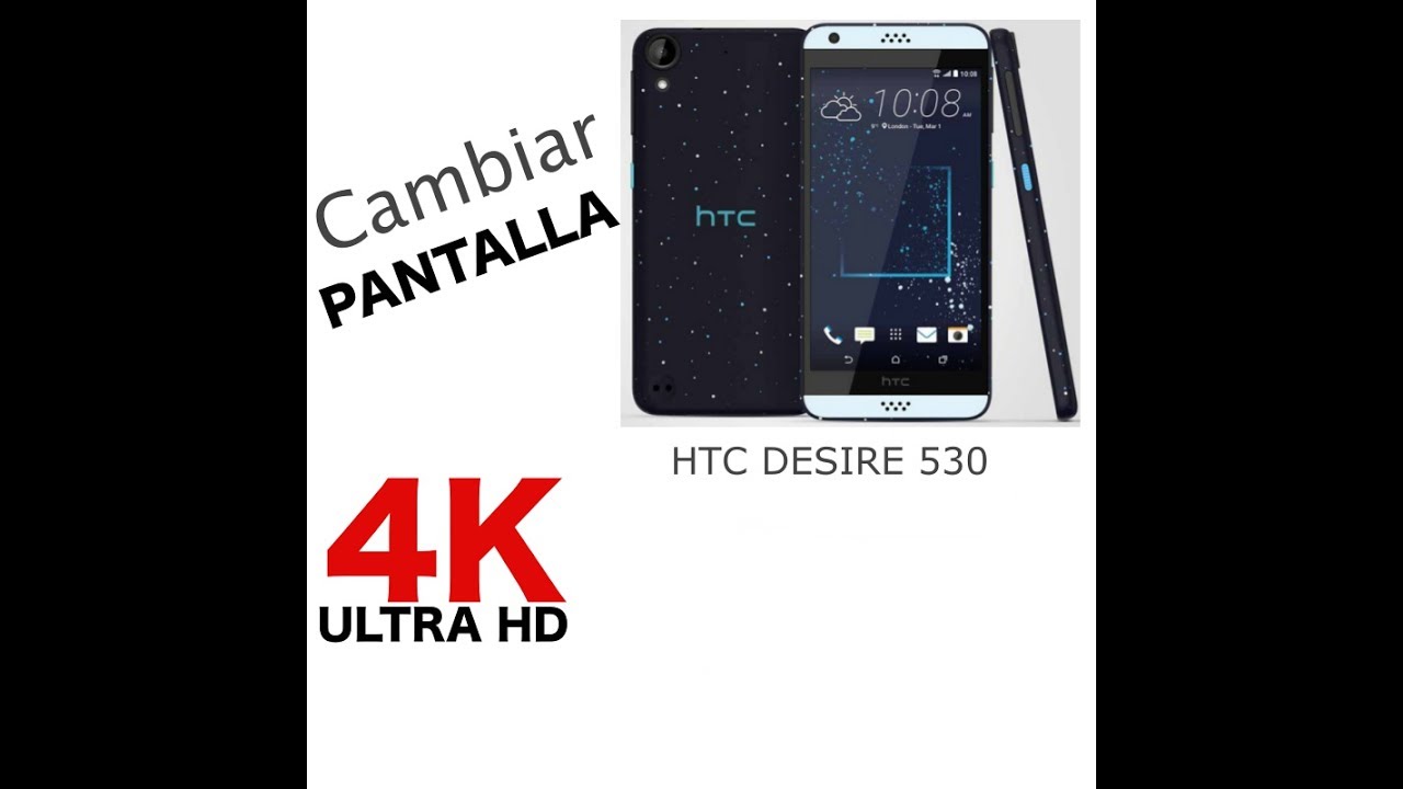 2 x vidrio-lámina claramente para HTC Desire 530 protección de vidrio desire 530 