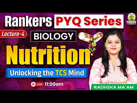 Nutrition | Rankers PYQ Series | For SSC CGL,CPO,CHSL,MTS | Radhika Ma'am  #pyqseries #ssc