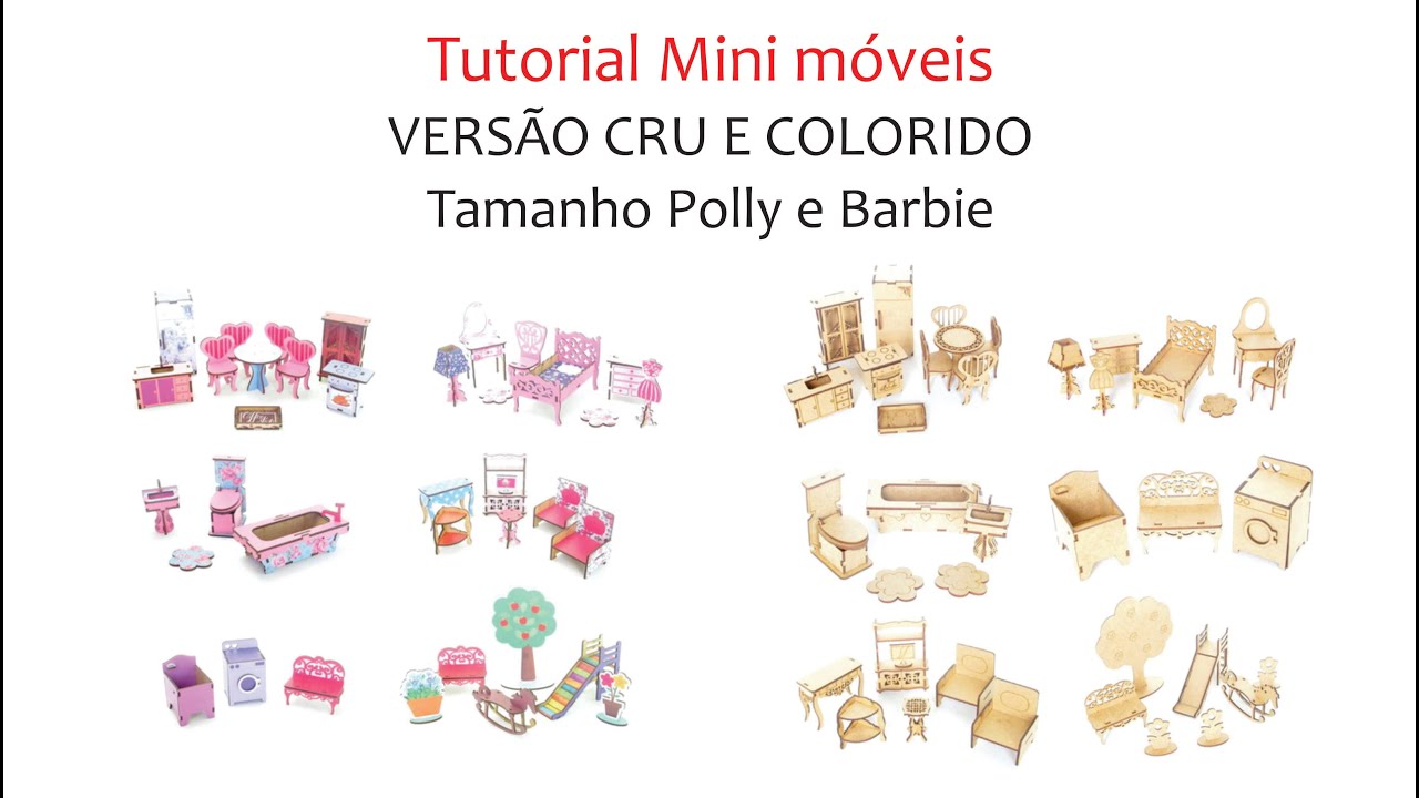 Casa para Boneca Barbie - Montagem [Tutorial] Atacadão do Artesanato MDF 