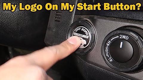 Installing A Custom Push To Start Button On My 2020 Toyota Tacoma | THETACOGARAGE