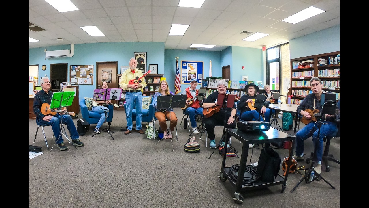 Mentone Ukes at Moon Lake Library, 2/28/2026