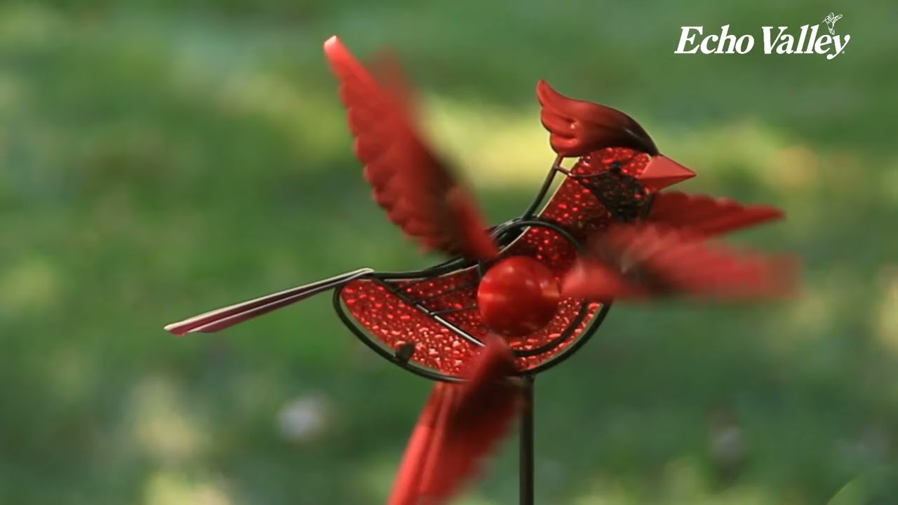 Dual-Motion Pinwheel - Cardinal - EchoValley.com