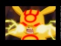PGO: Pokemon Pikachu with Groudon Blue Ball