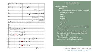 Musical Composition Craft and Art # 53 - On Convincing Continuity