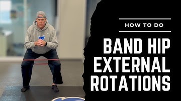Band Hip External Rotations (Exercise Library)