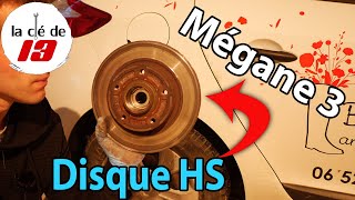 Remplacement disques plaquettes arrière Mégane 3