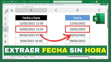 🗓️EXTRAER solo la FECHA de una celda que contiene FECHA y HORA