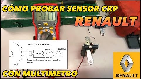 HOE EEN RENAULT KRUKASENSOR TE TESTEN MET EEN MULTIMETER | CKP-SENSOR