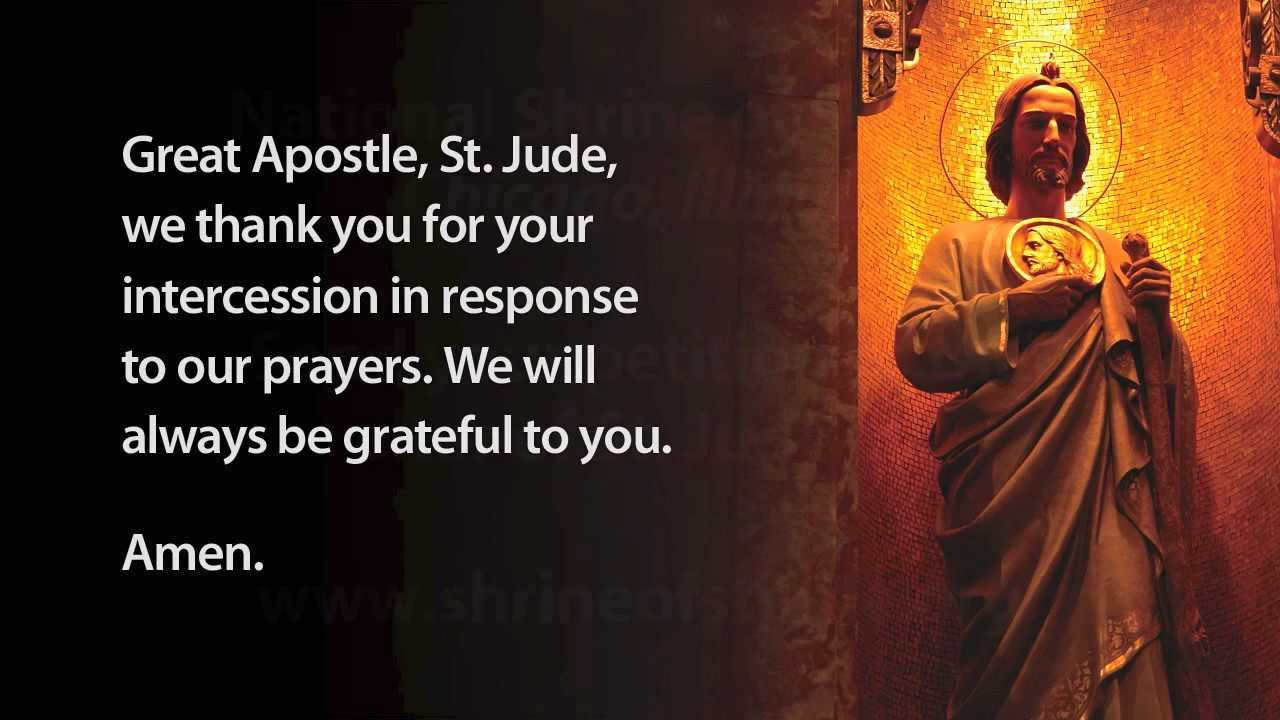 What is the St. Jude prayer?
