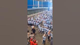 karyawan pabrik hwi jepara bubaran pulang ramai banget