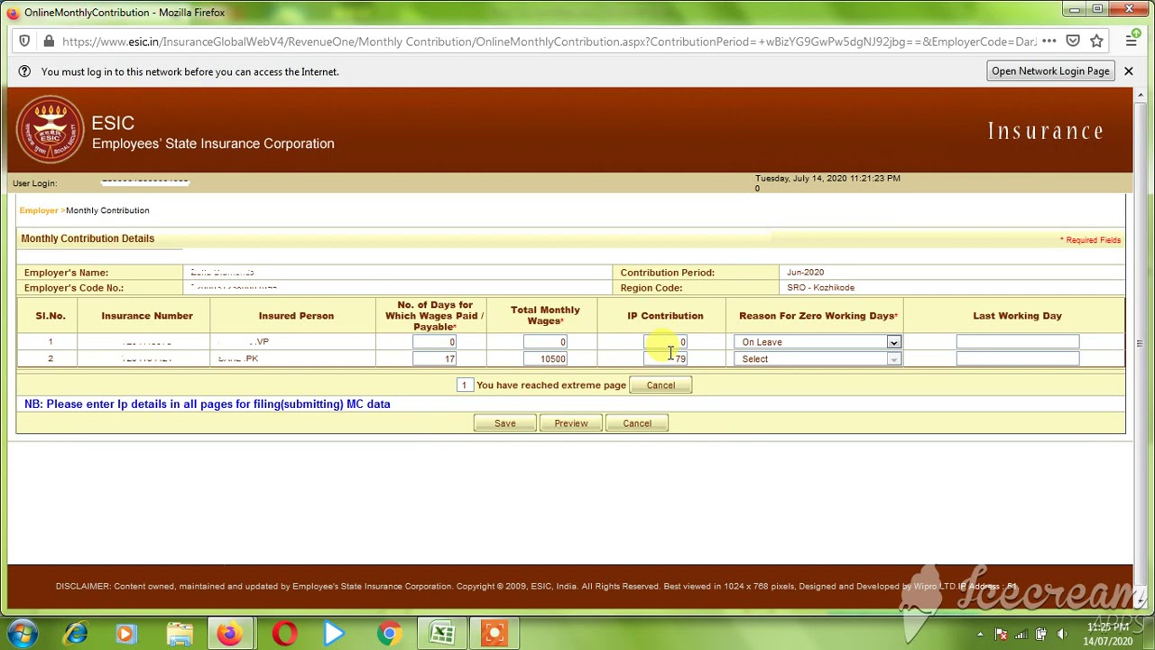 How to generate ESIC Challan online