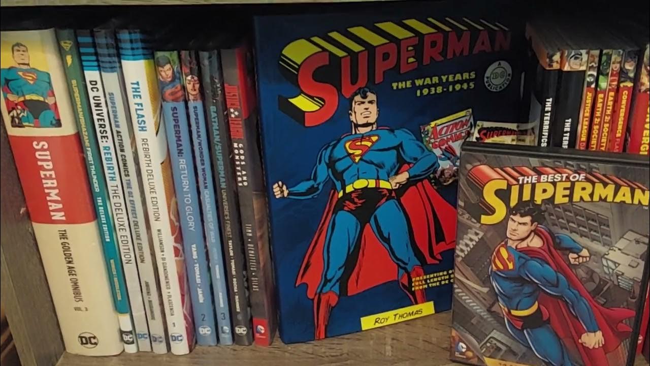 Showing Off My Superman/ DC Comics Bookshelf (which I just dusted
