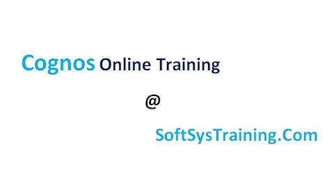 Cognos Online Training | Cognos Video Tutorials | Cognos BI Training