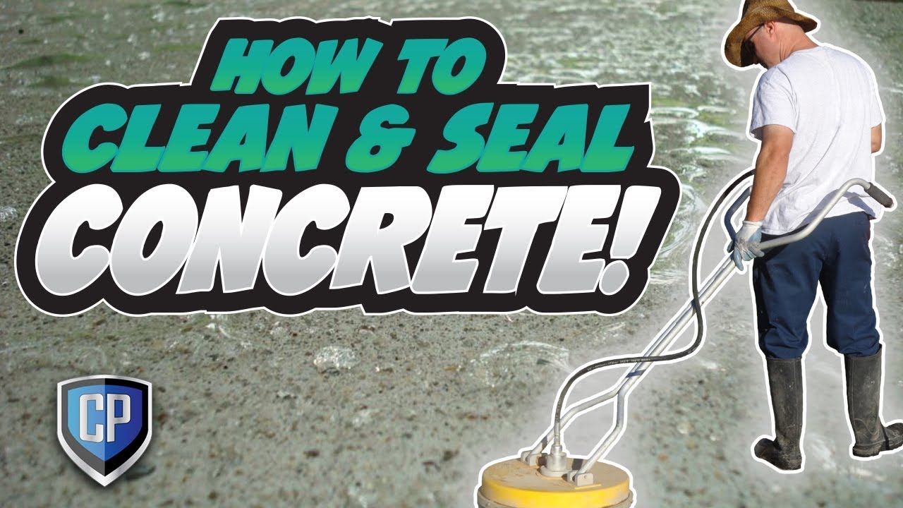 DIY: How to Clean and Seal Concrete - YouTube