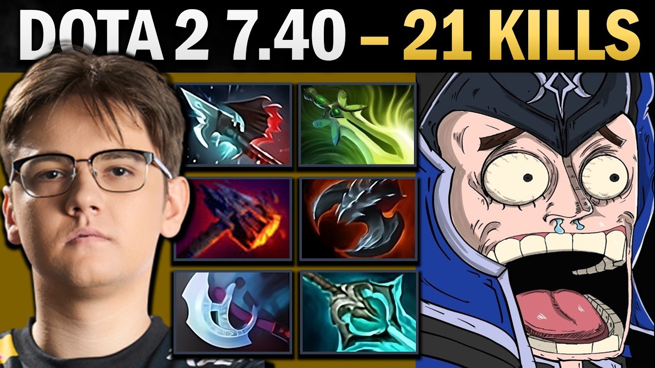 Luna Pro Carry with Satanic and 21 Kills   Gameplay Dota