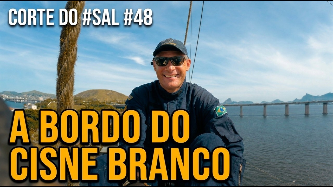 ⁣O Comandante do Cisne Branco revela os segredos do navio-escola | Corte do #SAL #48