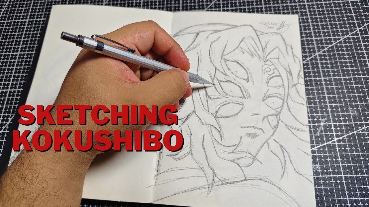 Sketching Kokushibo: Upper Moon One Unleashed!