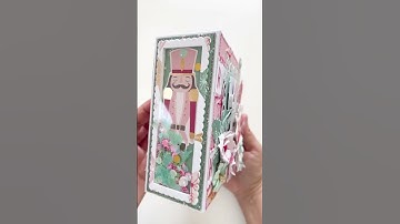 3D Embellishment Book, available August 1st @ScrapDiva29 code MWALKER10 #scrapdivadesigns #xmas