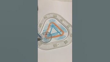 Spirograph 2 different colour this video ! #short #shorts #shortvideo #enjoyment #satisfying