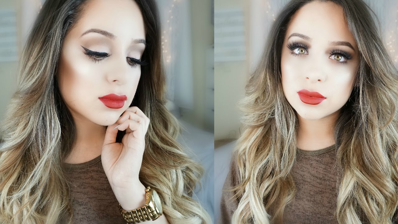 Classic Wing & Red Lips | Easy Makeup Tutorial