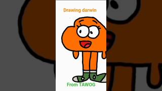 Attempting To Draw Darwin From Gumball Yt Shorts Edition