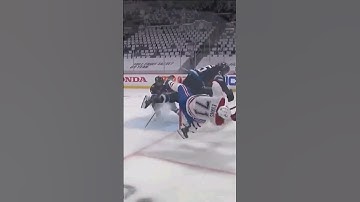 Scheifele monster hit👀 flashback on Jake Evans