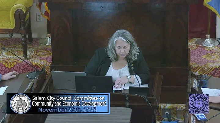 City Council Committee on Community and Economic Development November 20th, 2025