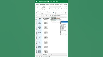 Retornar aniversariantes do mês no Excel com a função Filtro