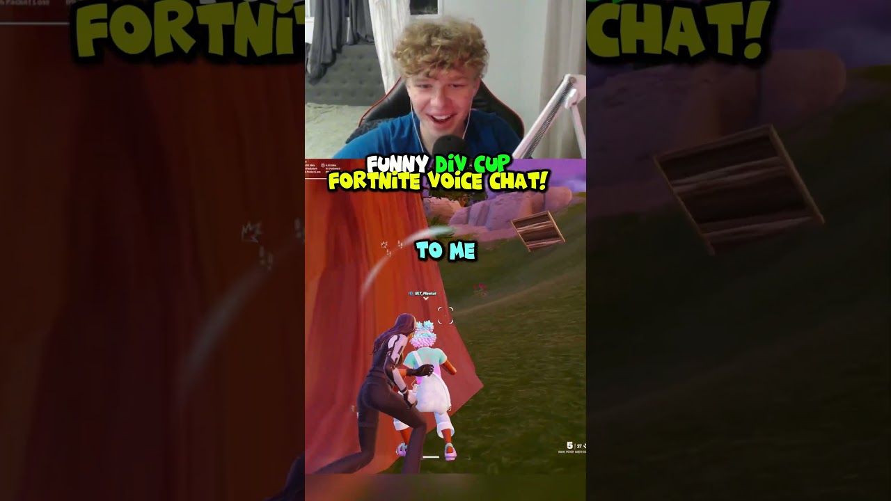 Забавный троллинг в Fortnite Div Cup: смешной голосовой чат! 