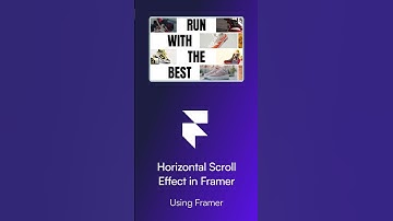Smooth Horizontal Scroll Effect in @Framer