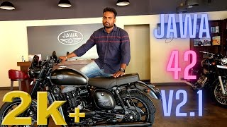 Jawa 42 V2.1 2021 || Detailed Review || On Road Price || Changes || Exhaust Note