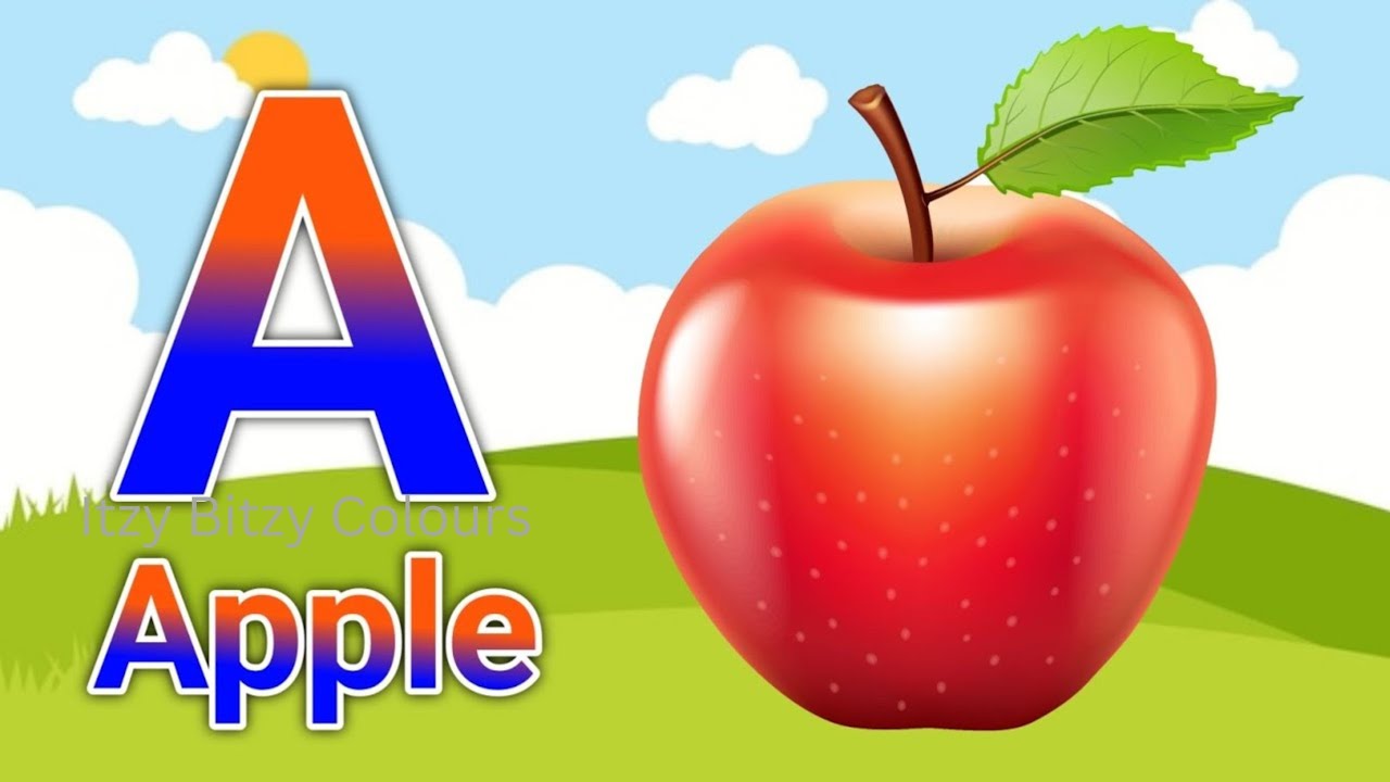 A For Apple B For Ball I Abcd Song I Abcd Rhymes I Abc Song Nursery ...