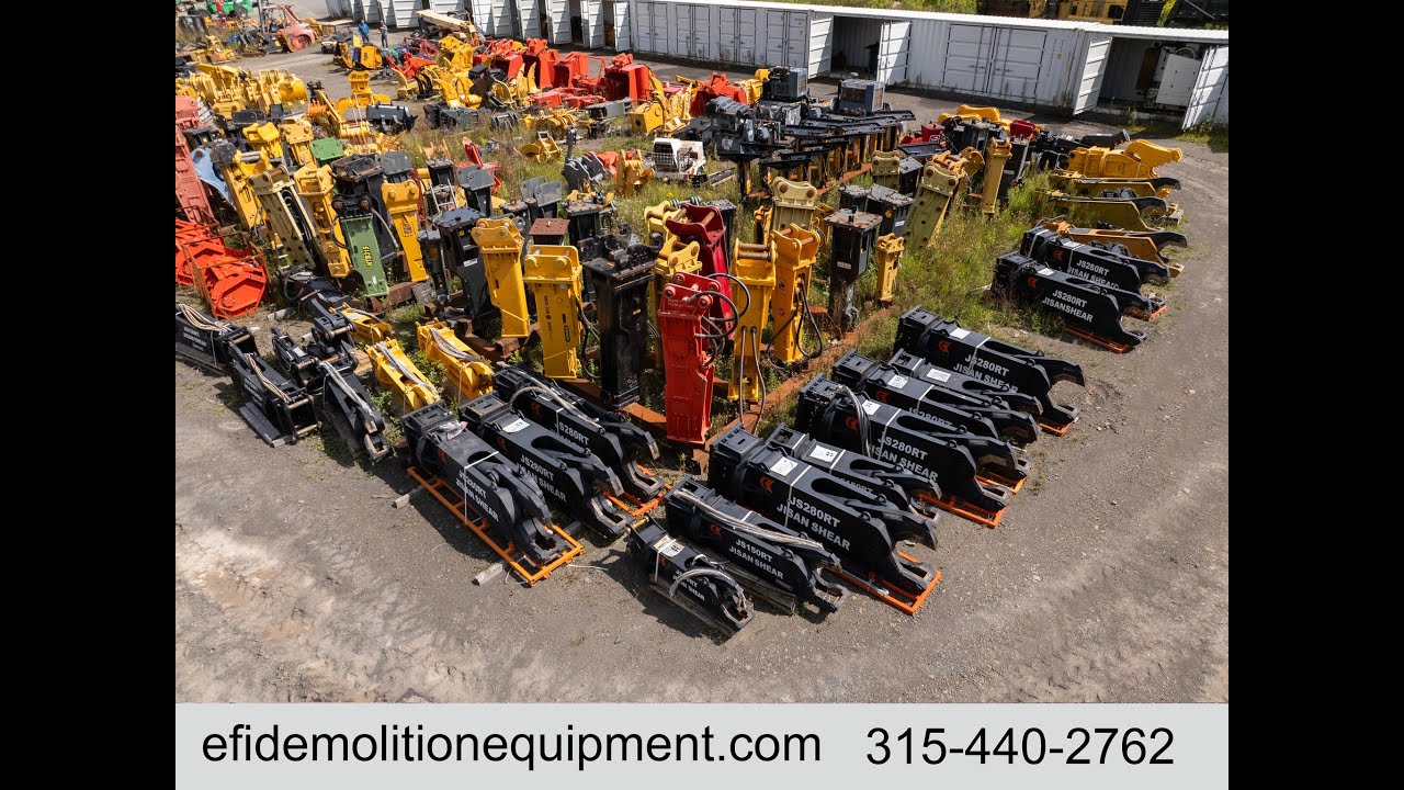 Buy Wholesale Excavator Attachments - EFI Demolition Equipment - Call Bob: 315-440-2762