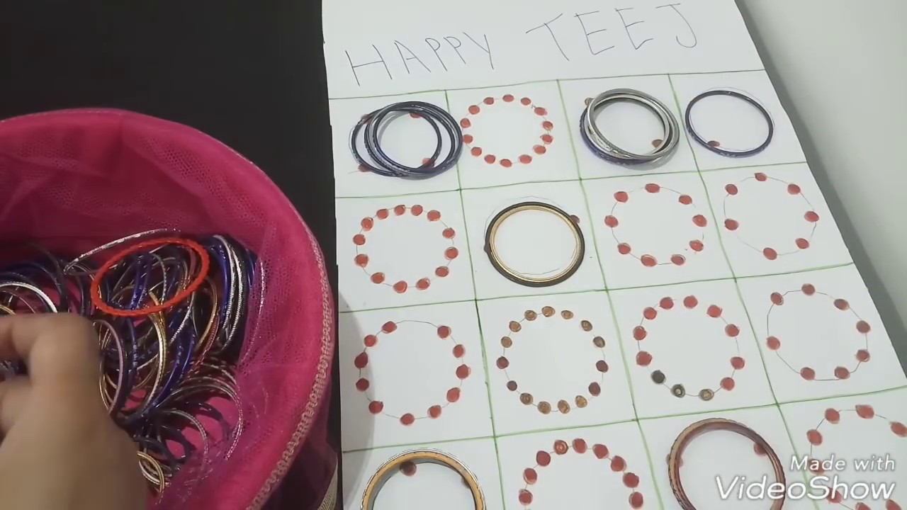 bangles-on-bindi-one-minute-game-teej-theme-kitty-party-fun-game-youtube