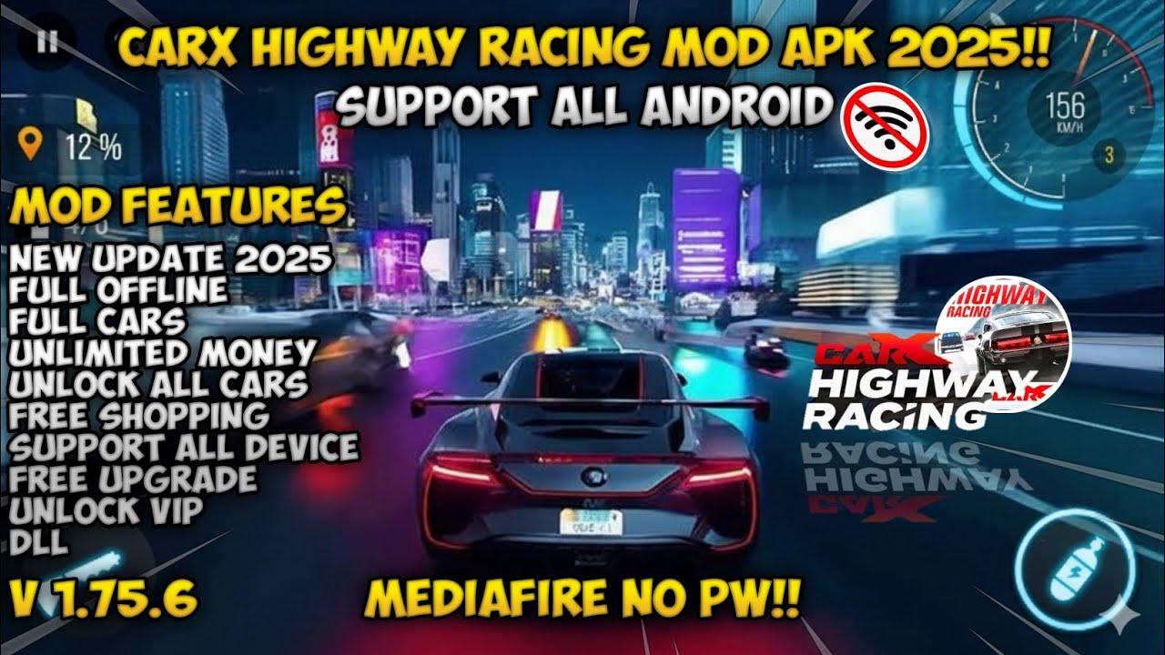 CarX Highway Racing New version mod apk 2025 no password!!