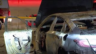 Gunmen torch car after ambush shooting in North Philly on Saturday, police say