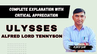 Ulysses by Tennyson with Critical Appreciation