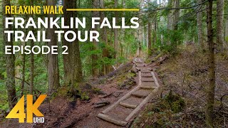 Relaxing Forest Walk to Franklin Falls 4K HDR - Calming Atmosphere of Bird Songs & Gentle Music - #2