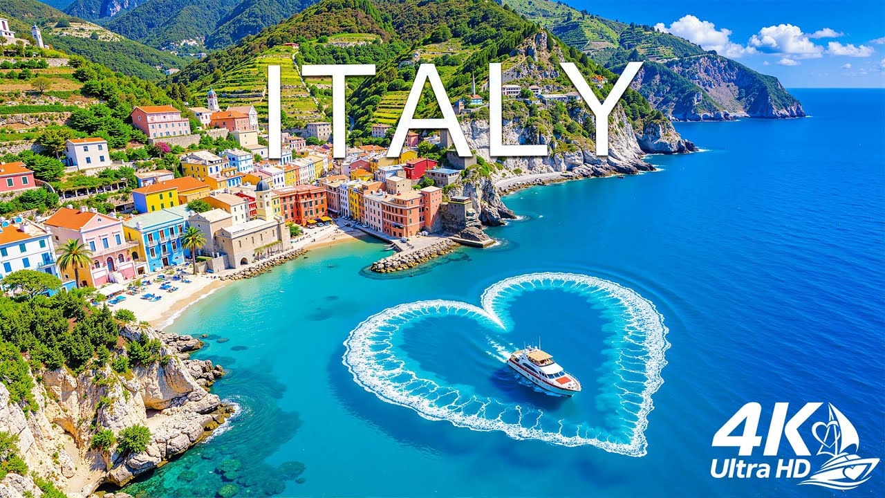 Italy 4K 🇮🇹 La Dolce Vita: Cinque Terre & Portofino | Vocal Deep House 2026