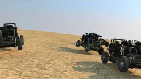 thinking particles 5 - bullet vehicle test 001