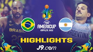 Brazil 🇧🇷 - Argentina 🇦🇷 | Basketball Highlights | FINAL - #AMERICUP 2022