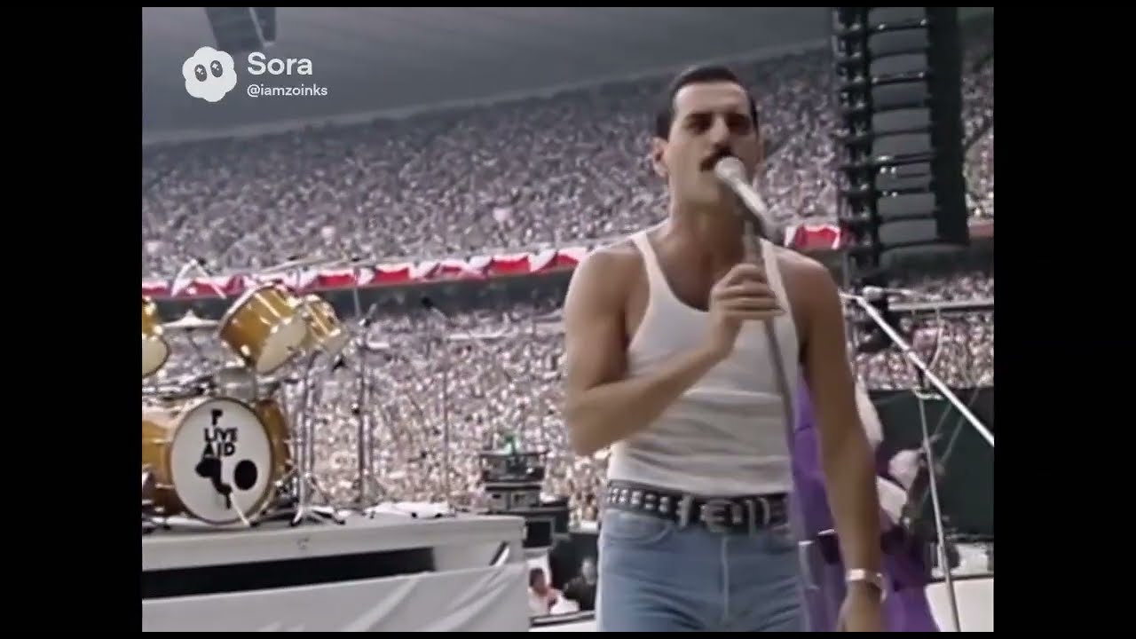 Freddie Mercury Live Aid Wembley 1985 