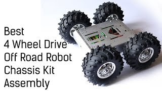 Best Off Road Robot Chassis with 4 Wheel Drive  - How to build an Off Road Robot