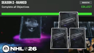 HOW TO SPEND YOUR RANKED COLLECTIBLES PACK OPENING NHL 26 HUT